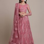 Pink Partywear Lehenga Choli