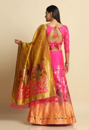 Perrot Design Pink Lehenga