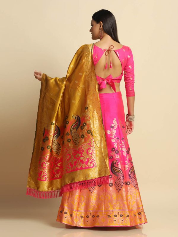 Perrot Design Pink Lehenga