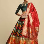 Silk Green Lehenga Choli