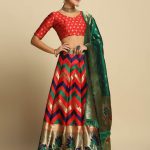 Silk Red Lehenga Choli