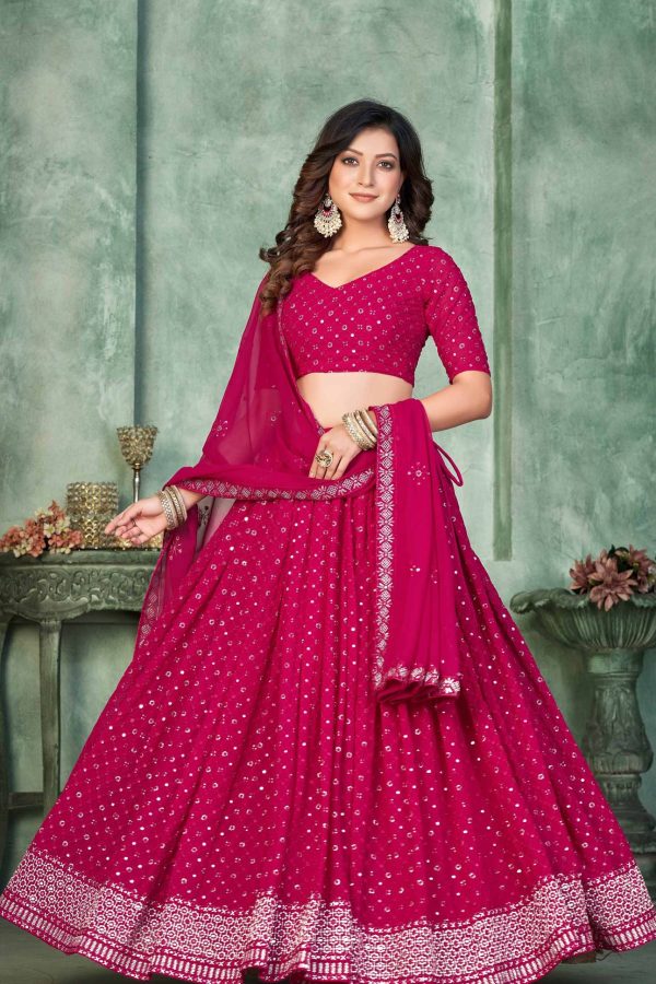 Pink Designer Lehenga Choli