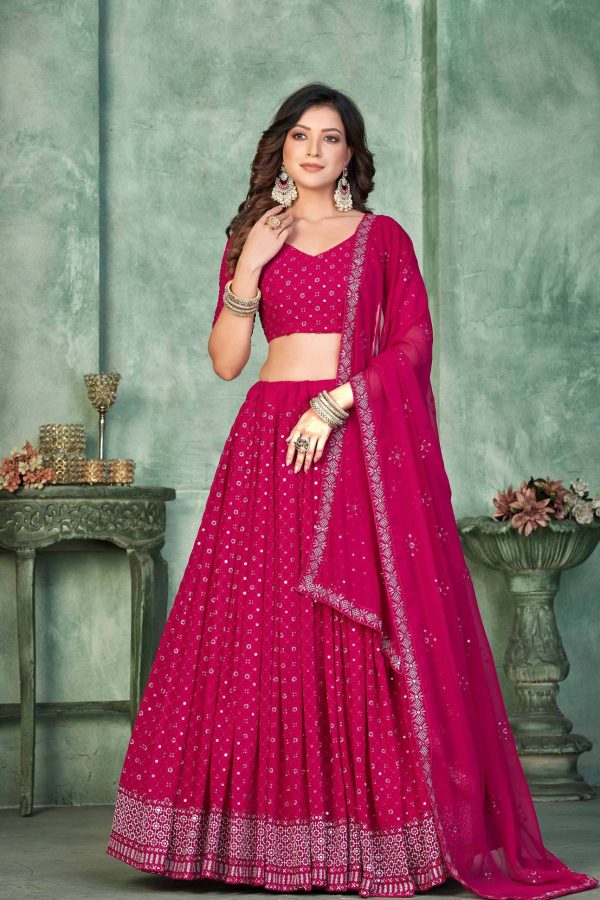 Pink Designer Lehenga Choli