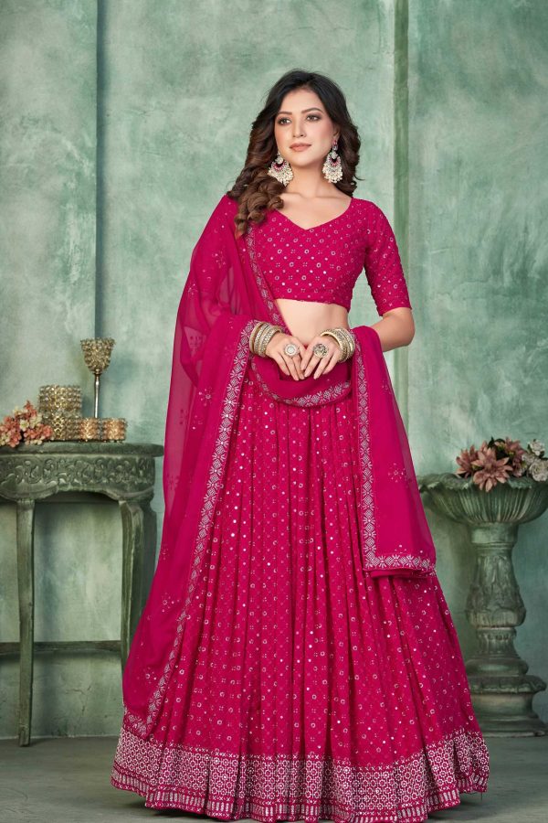 Pink Designer Lehenga Choli