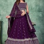 Purple Designer Lehenga Choli