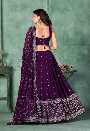 Purple Designer Lehenga Choli