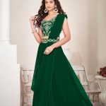 Green Festive Lehenga Choli