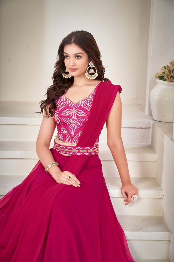 Pink Festive Lehenga Choli