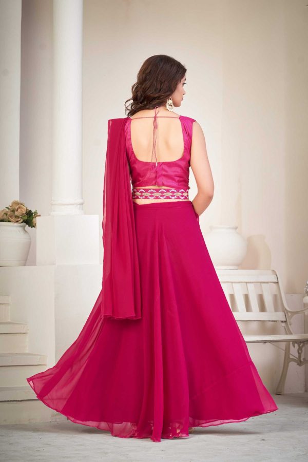 Pink Festive Lehenga Choli