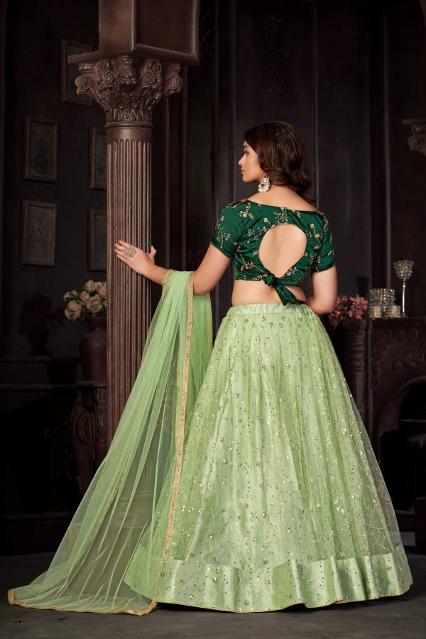 Net Wedding Lehenga Choli