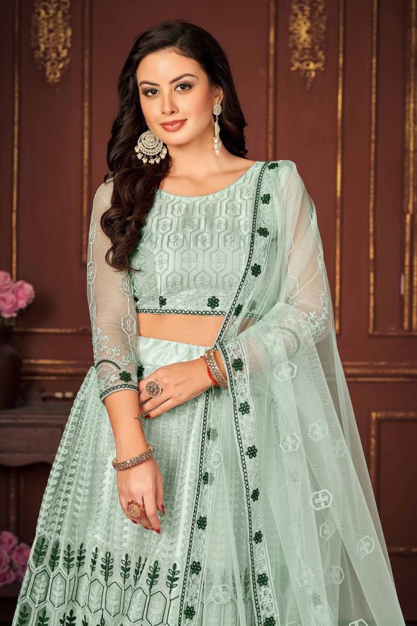 Sky Net Lehenga