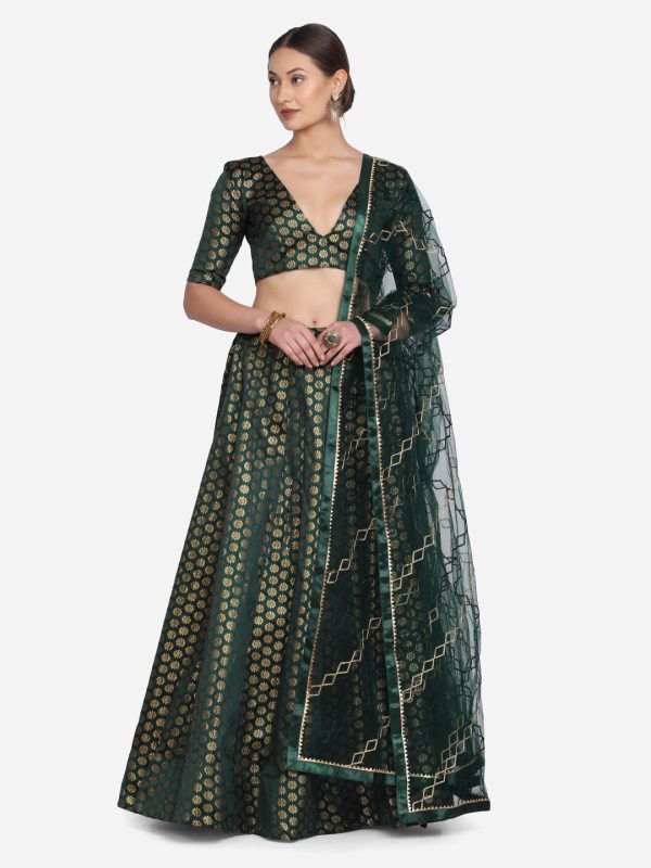 Foil Printed Lehenga Choli