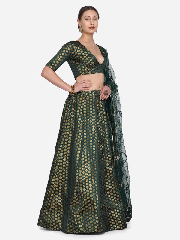 Foil Printed Lehenga Choli