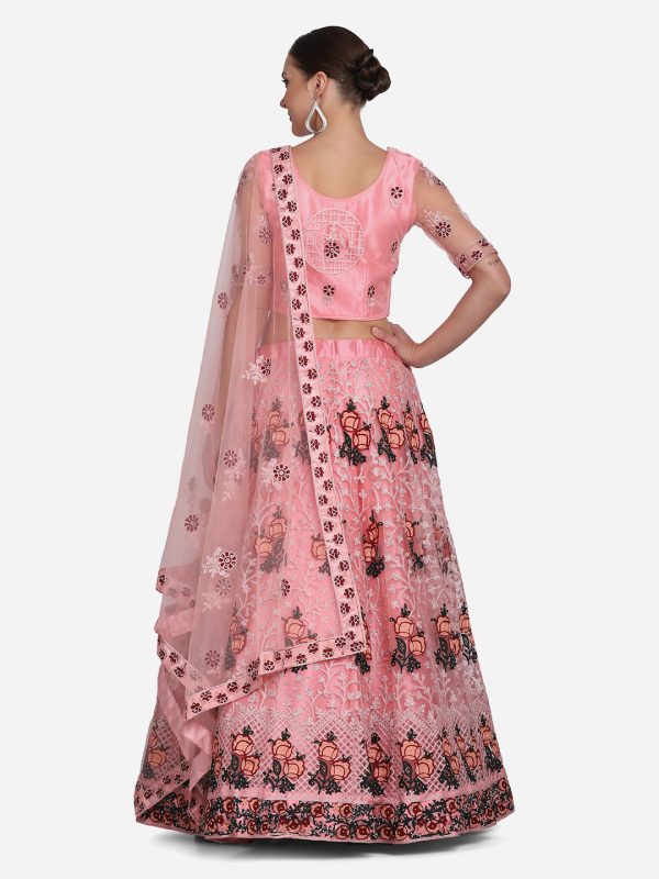 Smoky Pink Designer Lehenga