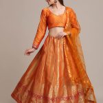 Orange Lehenga Choli