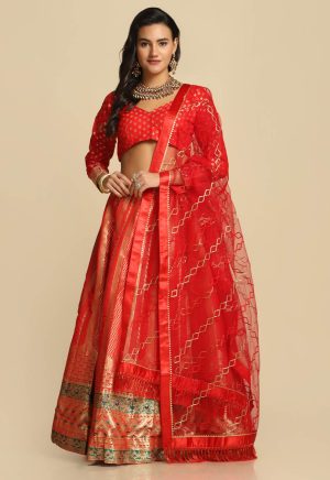 Red Lehenga Choli