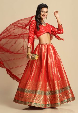 Red Lehenga Choli