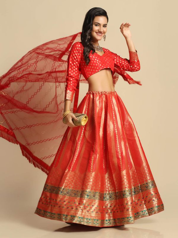 Red Lehenga Choli