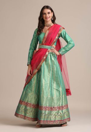 Rama Lehenga Choli