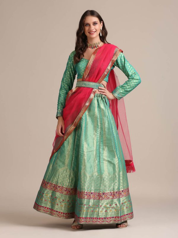 Rama Lehenga Choli