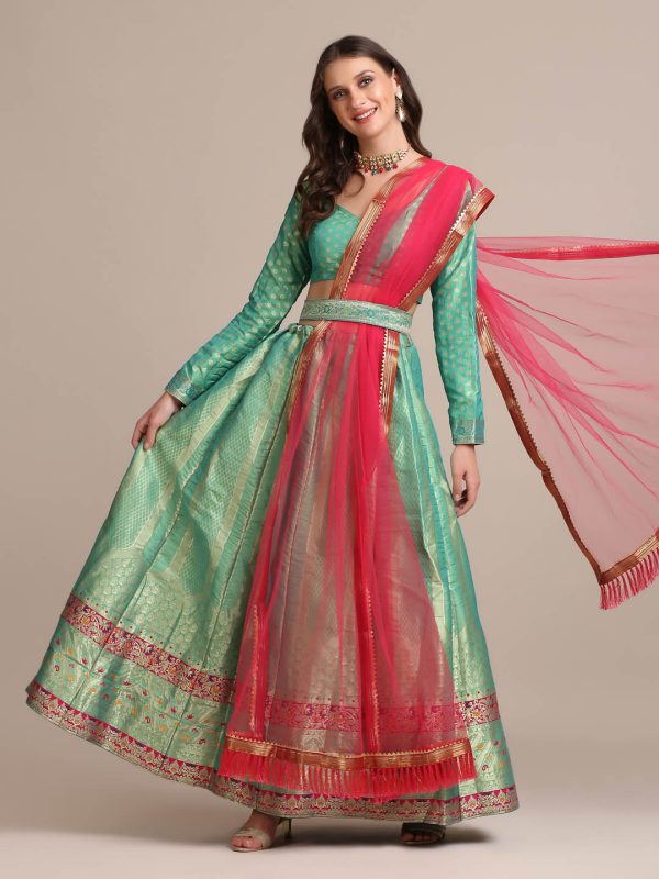 Rama Lehenga Choli