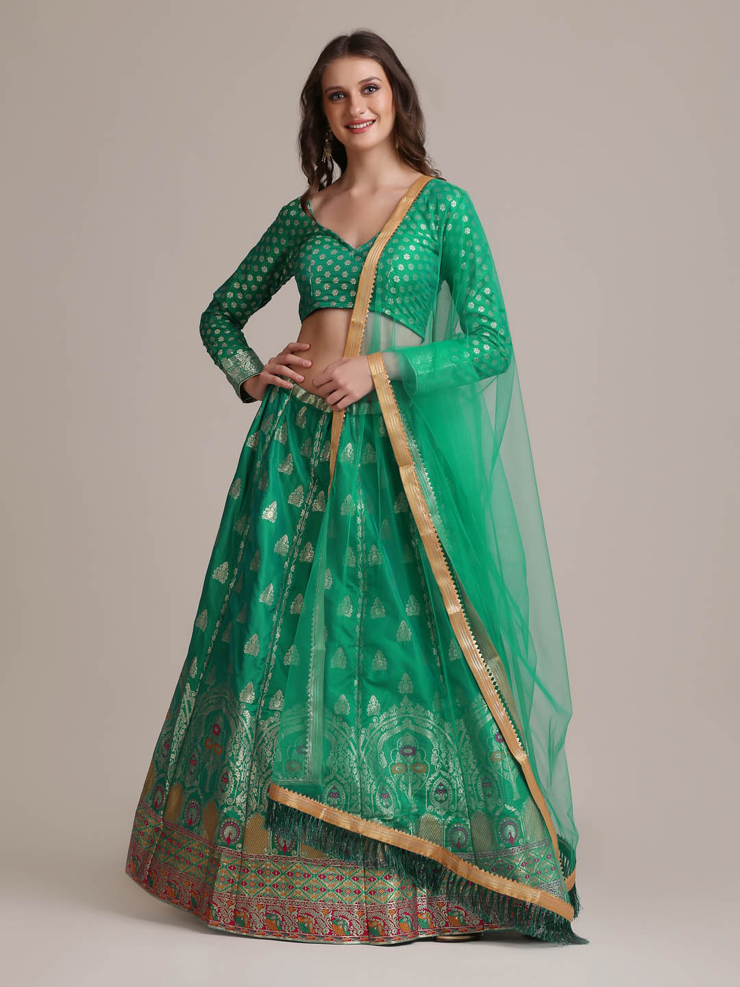 Rama Lehenga Choli