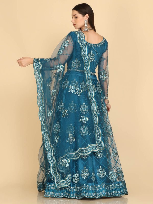 Rama Net Lehenga Choli