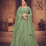 Green Partywear Lehenga Choli