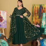 Green Anarkali Suit