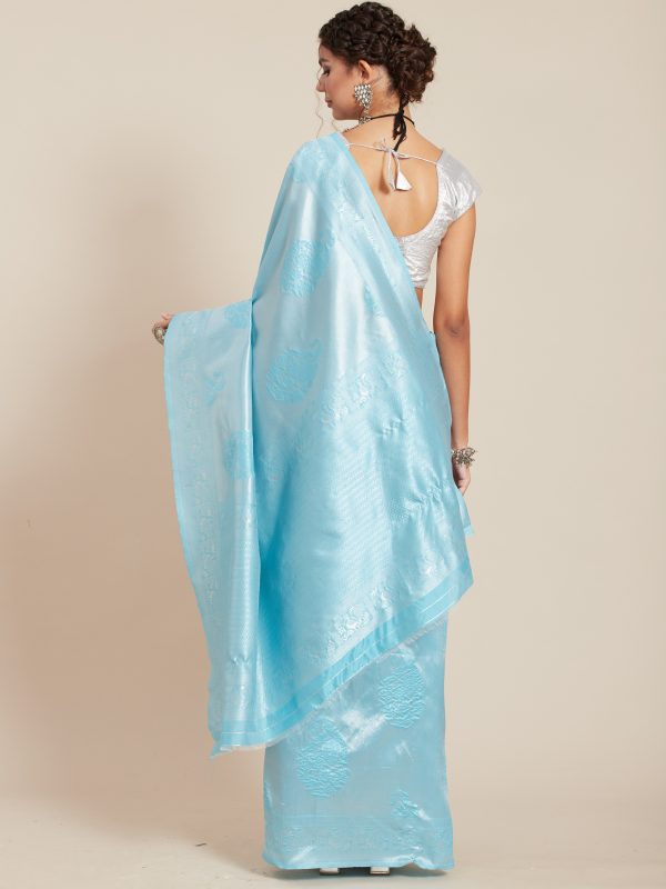 Jacquard Silk Sky Saree