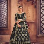 Black Net Embellished Lehenga