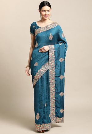 Rangoli Silk Rama Saree