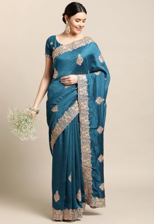 Rangoli Silk Rama Saree