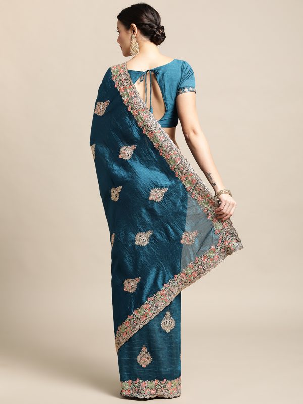 Rangoli Silk Rama Saree