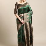 Stylish Green Saree