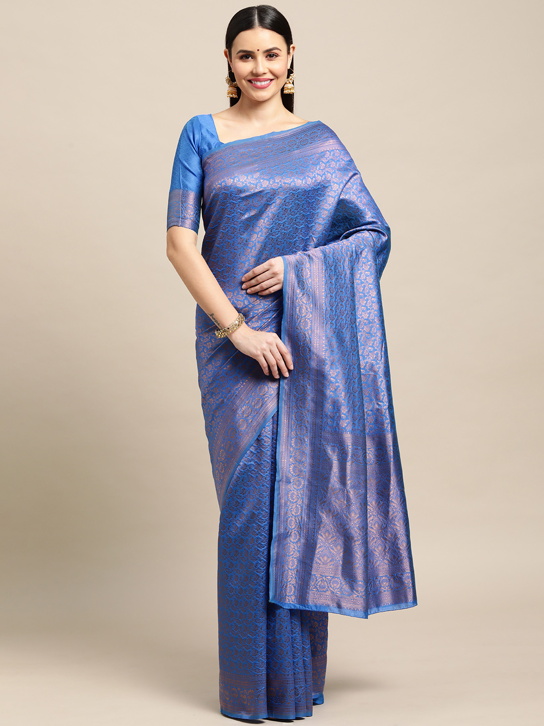 Stylish Blue Saree