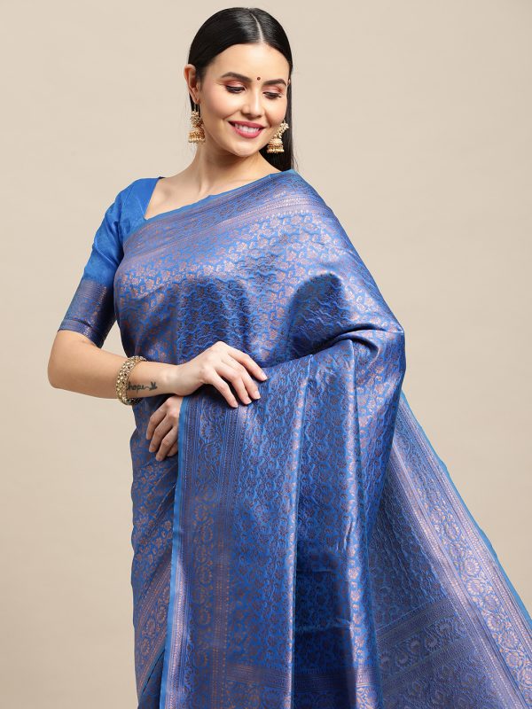 Stylish Blue Saree