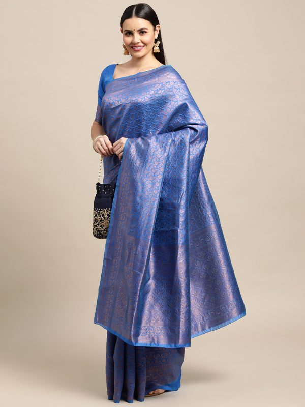 Stylish Blue Saree