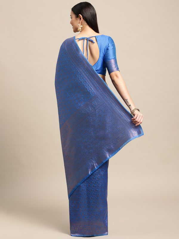 Stylish Blue Saree