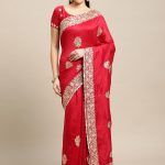 Pink Rangoli Silk Saree