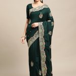 Green Rangoli Silk Saree