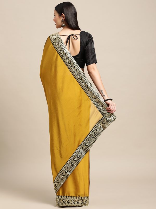 Rangoli Silk Yellow Saree