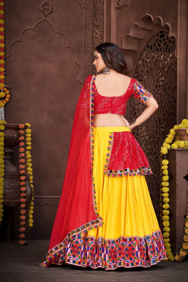 Embroidered Red Lehenga Choli