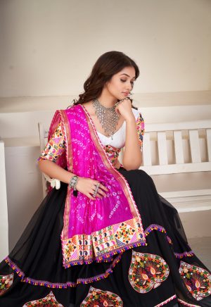 Black Lehenga for Navratri