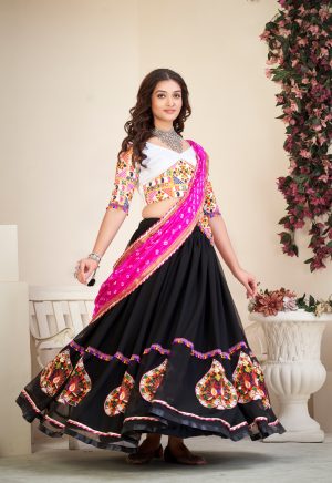 Black Lehenga for Navratri