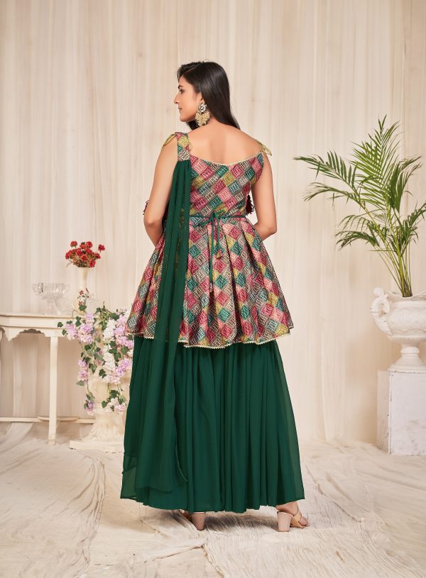 Bandhani Printed Sharara Suit