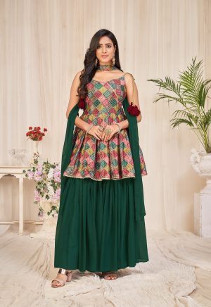 Bandhani Printed Sharara Suit