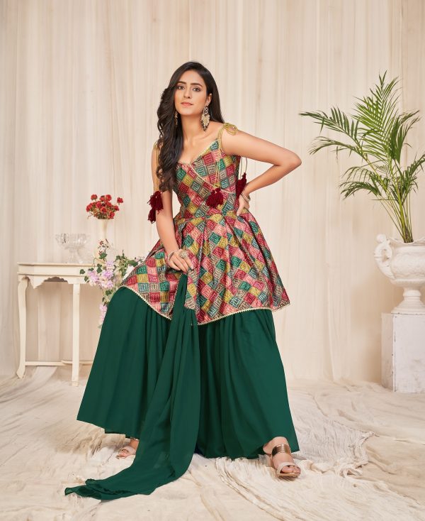 Bandhani Printed Sharara Suit