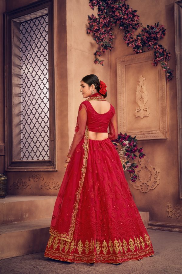 Red Wedding Lehenga