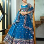 Embroidery Worked Net Lehenga Choli